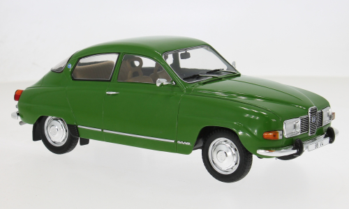Saab 96 V4 1970 Donkergroen - 1:18
